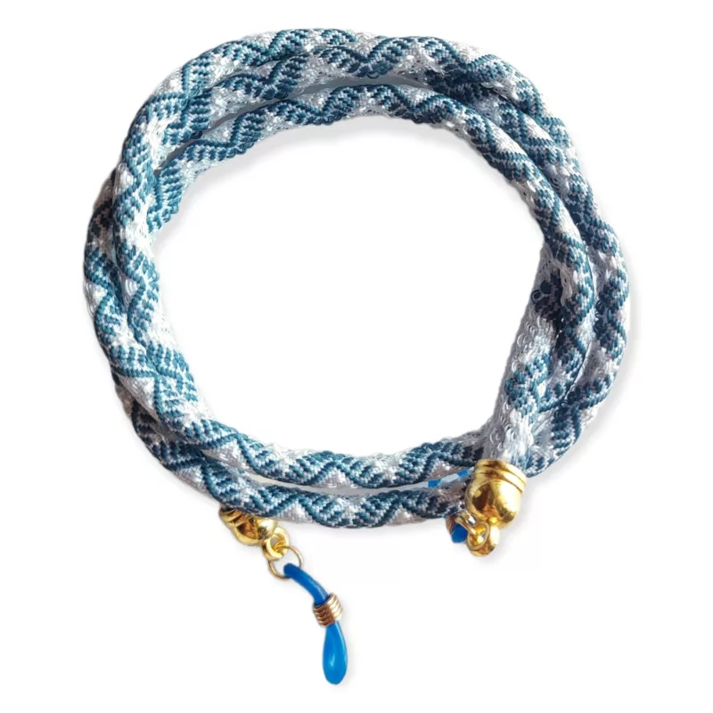 Cordón tejido cuelga gafas