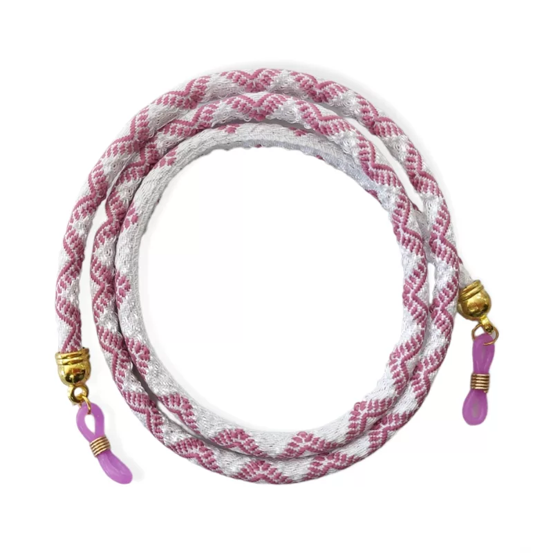 Cordón tejido cuelga gafas