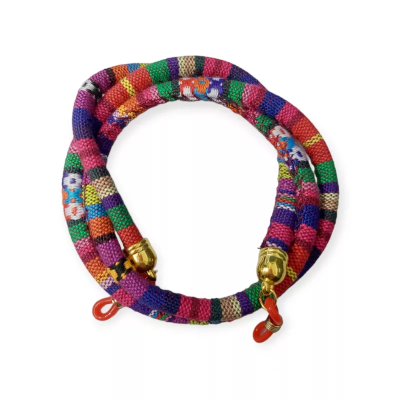 Cordón tejido cuelga gafas
