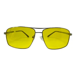 Gafas para conducir HD 005 Rectangular lente Amarillo Fotocromático