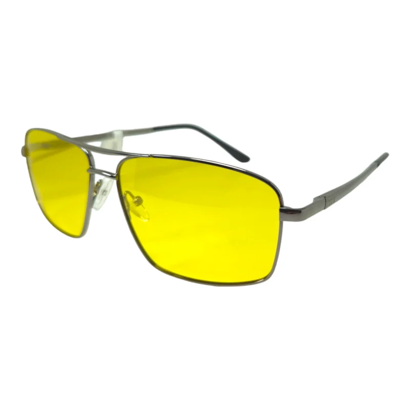 Gafas para conducir HD 005 Rectangular lente Amarillo Fotocromático