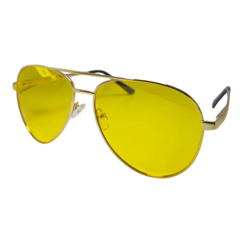 Gafas para conducir HD 001 Piloto lente Amarillo Fotocromático