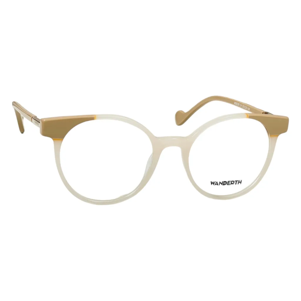 Montura Wanderth Redonda Mujer Beige MS8226