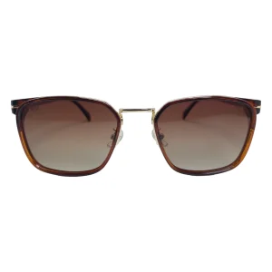 Compra las Gafas Polarizadas Cuadradas Wanderth PS31926 en color café.
