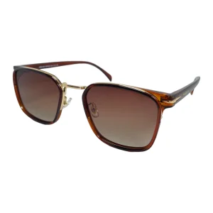 Compra las Gafas Polarizadas Cuadradas Wanderth PS31926 en color café.