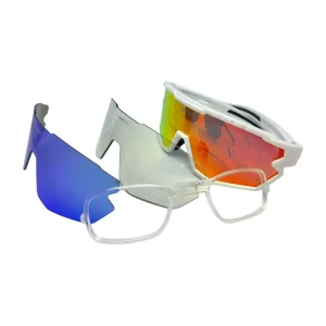 Wanderth Gafas Ciclismo niños 3 lentes WD73744 Blanca