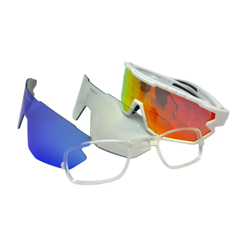 Wanderth Gafas Ciclismo niños 3 lentes WD73744 Blanca