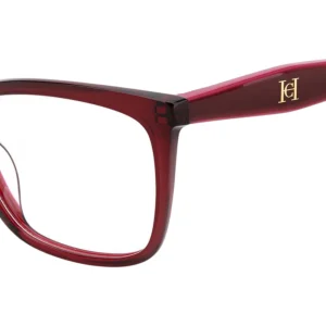 Montura Carolina Herrera HER0260/G LHF Cuadrada Vino Tinto Mujer