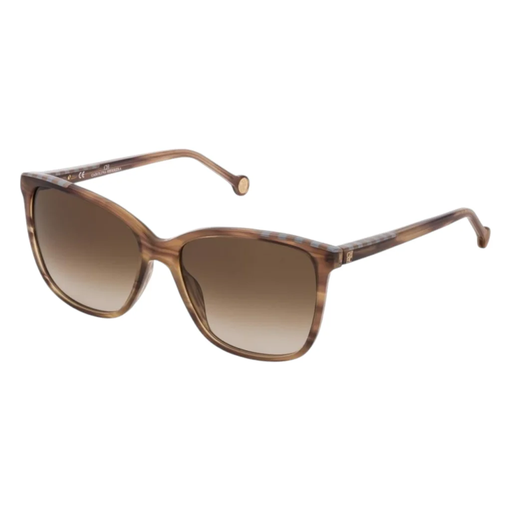 Gafas Carolina Herrera SHE795 6YZ Cuadrada Café