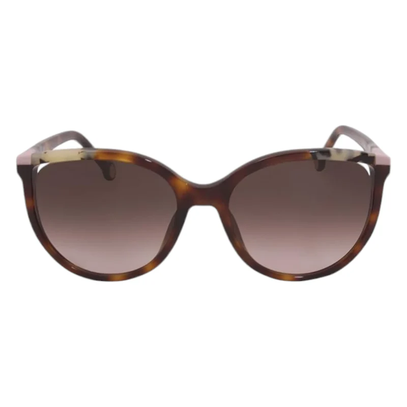 Gafas Carolina Herrera SHE822 752 Café Ovalada Mujer
