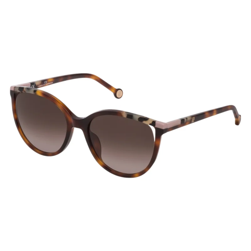 Gafas Carolina Herrera SHE822 752 Café Ovalada Mujer