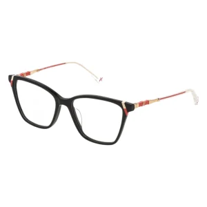 Montura Yalea VYA018 700 Cuadrada Acetato Negro EMILIANA