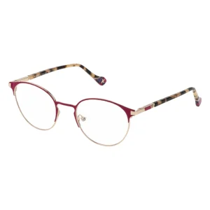 Montura Yalea VYA041 A93 Metal Redonda Fucsia Carey